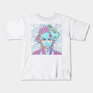 tanjiro kamado the fire hashira in kimetsu no yaiba Kids T-Shirt